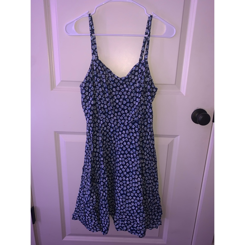a-line floral sundress